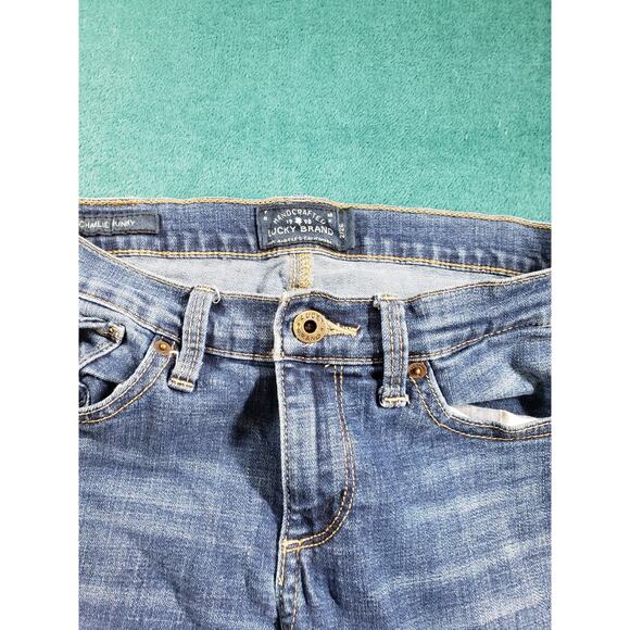Lucky Brand Jeans Size 2 Womens Blue Stretch Pant Denim Mid Rise Charlie Skinny - Picture 5 of 12